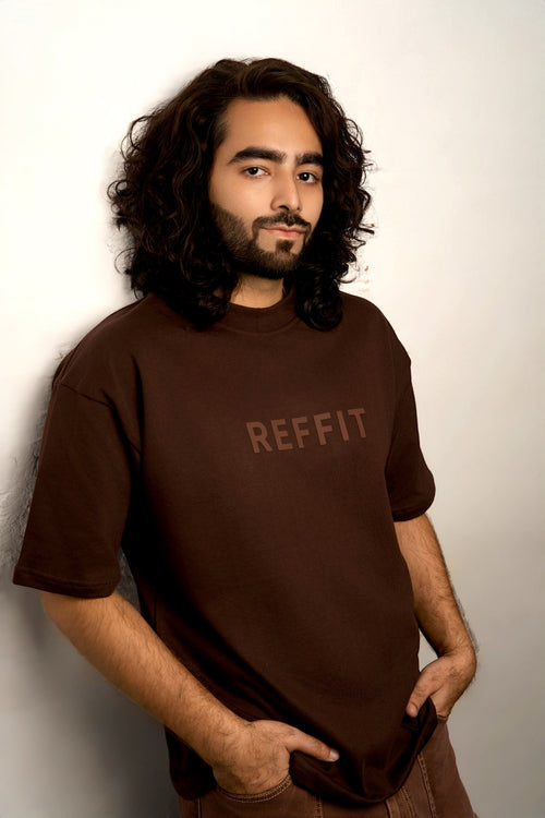 Core Badge Tee - Brown [Unisex]